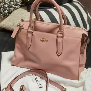 Coach Selena Gomez Leather Satchel Bag